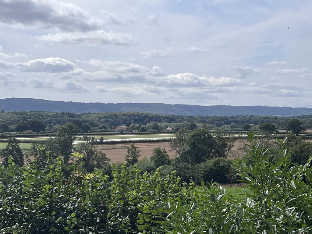 Lot: 2 - DETACHED THREE-BEDROOM HOME FOR IMPROVEMENT WITH COUNTRYSIDE VIEWS - View from balcony of main bedroom